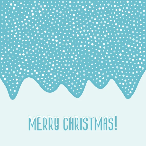 Joyeux Noël Carte bleue — Image vectorielle