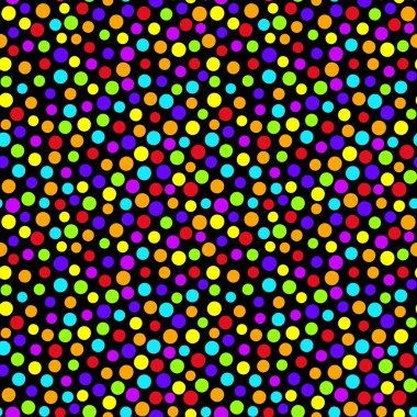 polka dot seamless modeli gökkuşağı renkleri