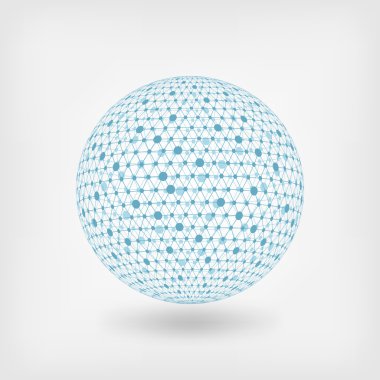 Mavi küre ağ