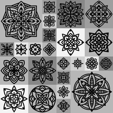 Dairesel süsleme seti