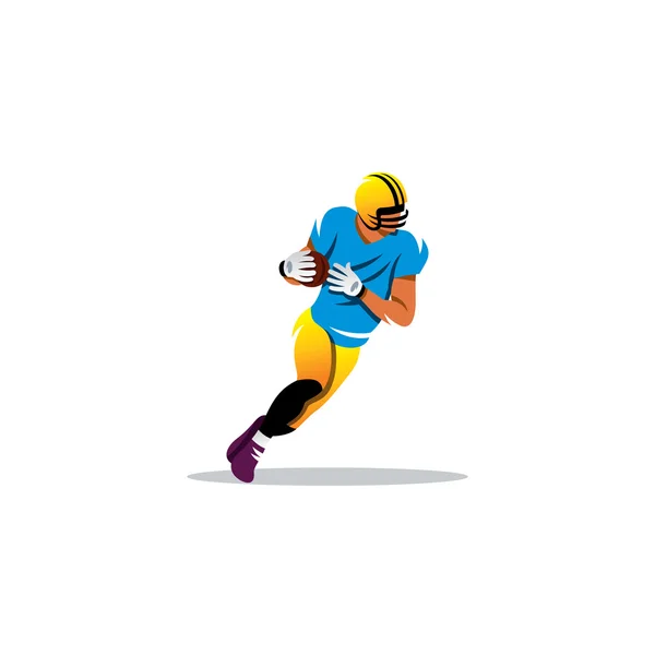 American football. Vector Illustration. — Stock Vector