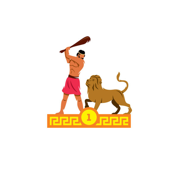 First feat of Heracles logo