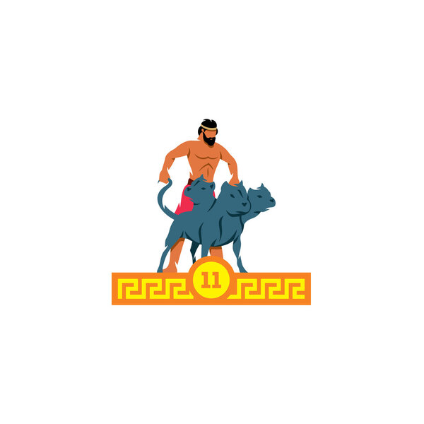 Eleventh feat of Heracles logo