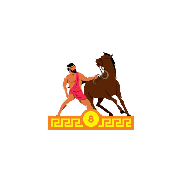 Eighth feat of Heracles logo