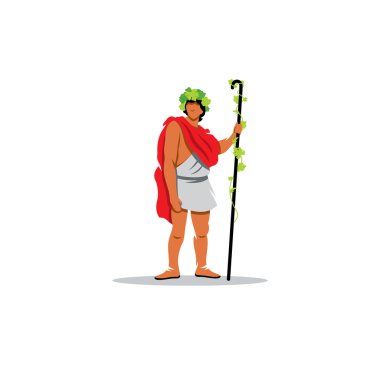 Dionysus sign. The Mythological Greek god of wine, winemaking, ecstasy and horror. Vector Illustration. vector Dionysus sign. The Mythological Greek god of wine, winemaking, ecstasy and horror. Vector Illustration. vector