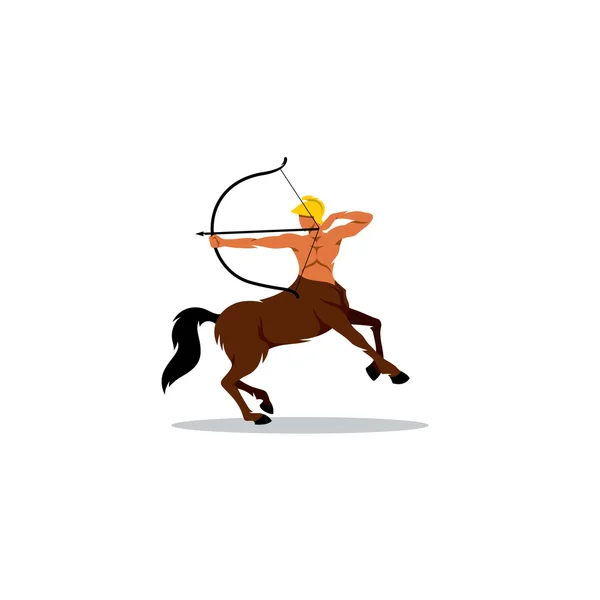 Centaur Archer tecken. Vektor illustration. — Stock vektor