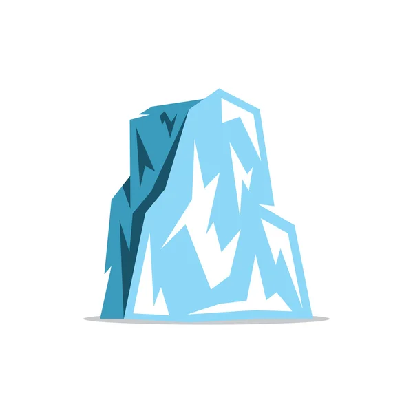 Iceberg Vector Ilustración de dibujos animados . — Archivo Imágenes Vectoriales