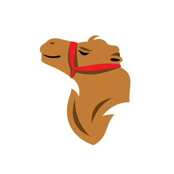 Camel cabeça Vector Cartoon Ilustração . — Vetor de Stock