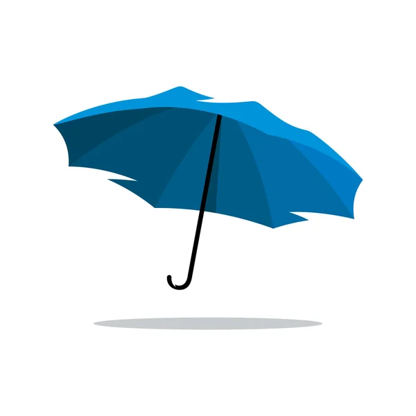 Illustration de bande dessinée parapluie bleu vectoriel . — Image vectorielle