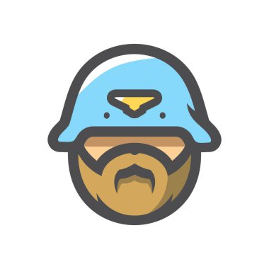 Motosikletli adam miğferli Vektör Çizgi Film çizimi