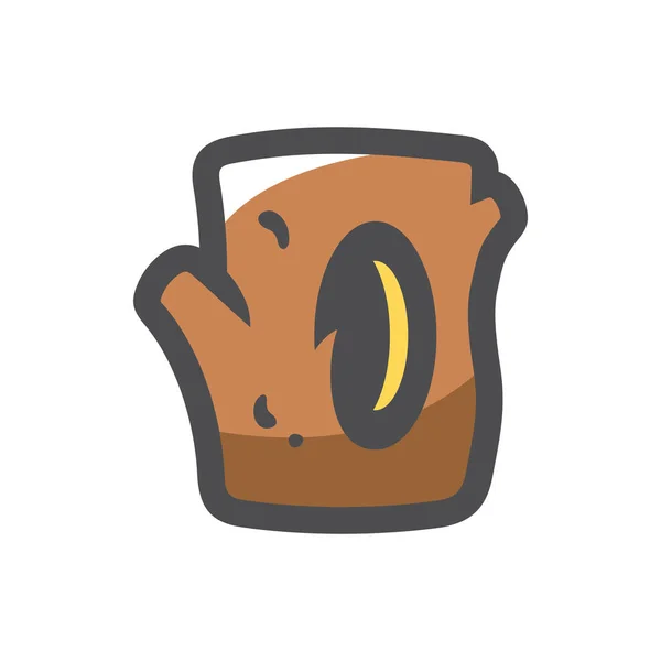 Tree Hollow Hole in wood Vector icon Cartoon illustration — Stockový vektor