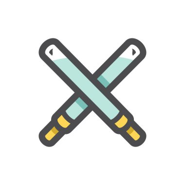 Hafif Kılıçlar Vektör simgesi Çizim Çizimi