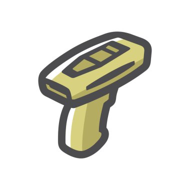 Radar hızı Silah Vektörü simgesi çizimi