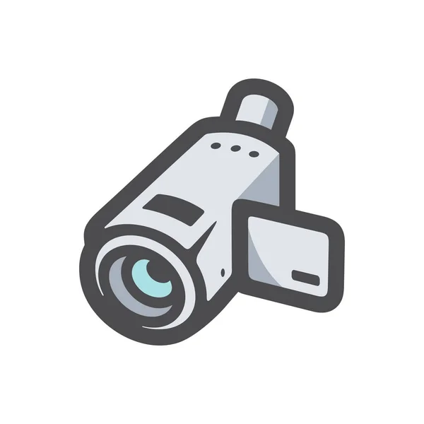 Εξοπλισμός βιντεοκάμερας Εικονίδιο διάνυσμα Εικονογράφηση κινουμένων σχεδίων. — Διανυσματικό Αρχείο