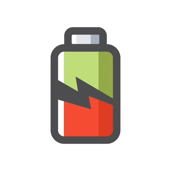 Battery Charging symbol Vector icon Cartoon illustration — Stock Vector