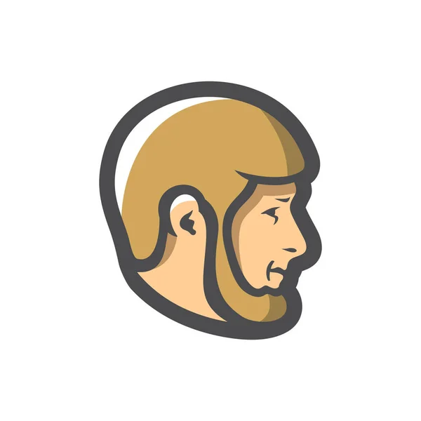 Highlander Chechen man Vector icon Cartoon illustration. — 스톡 벡터