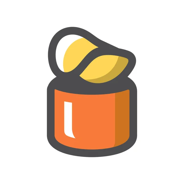Πορτοκαλί κουτί Τυρί διάνυσμα εικονίδιο. — Διανυσματικό Αρχείο