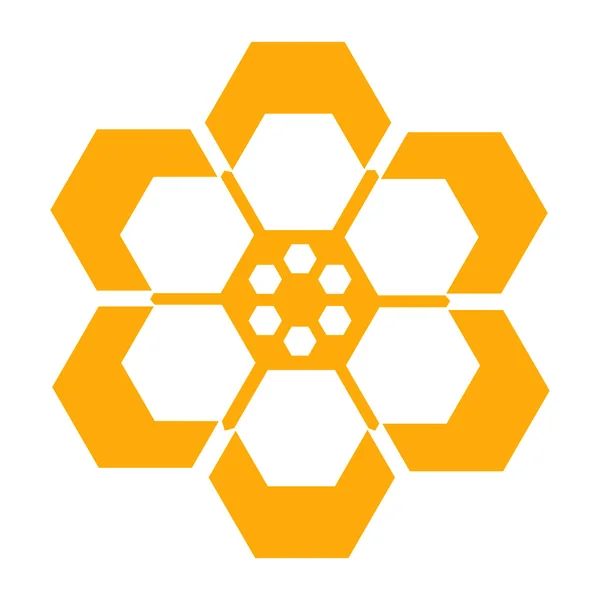 Honigrahmenschild — Stockvektor