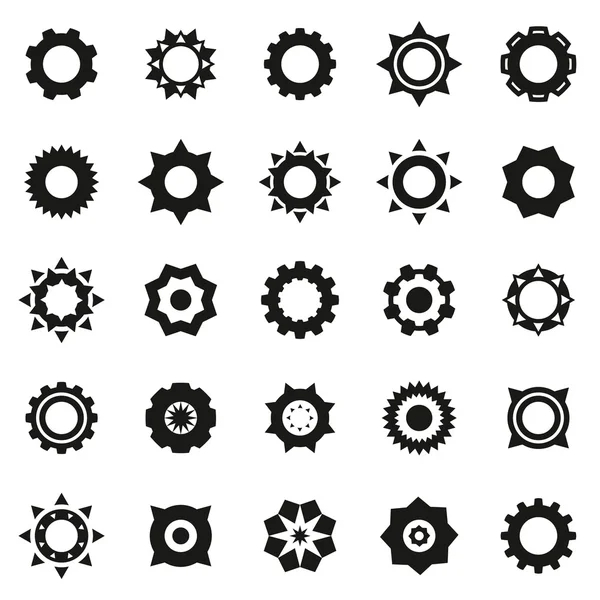 Gears icons set — Stock Vector