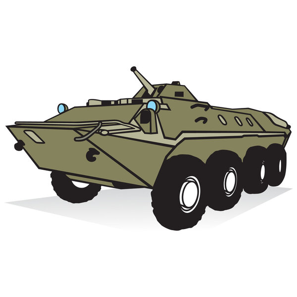 Armored troop carrier