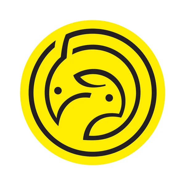Logo chasse et pêche — Image vectorielle