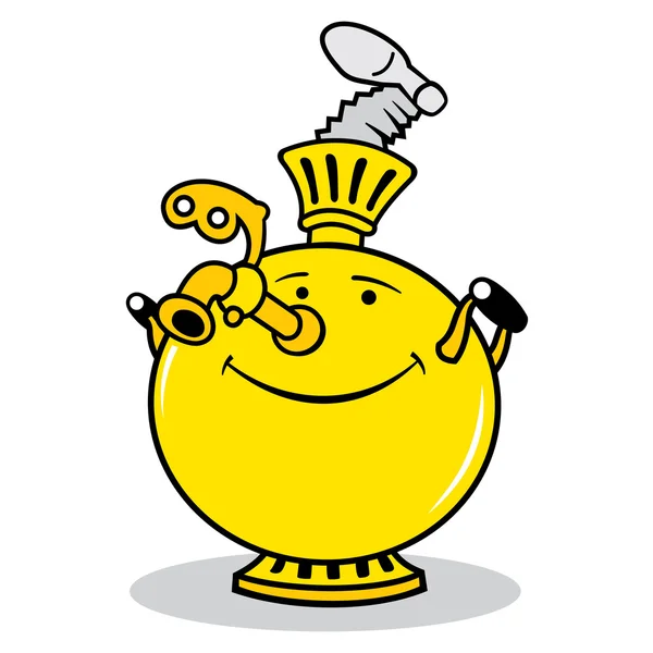 Logo samovar russe — Image vectorielle