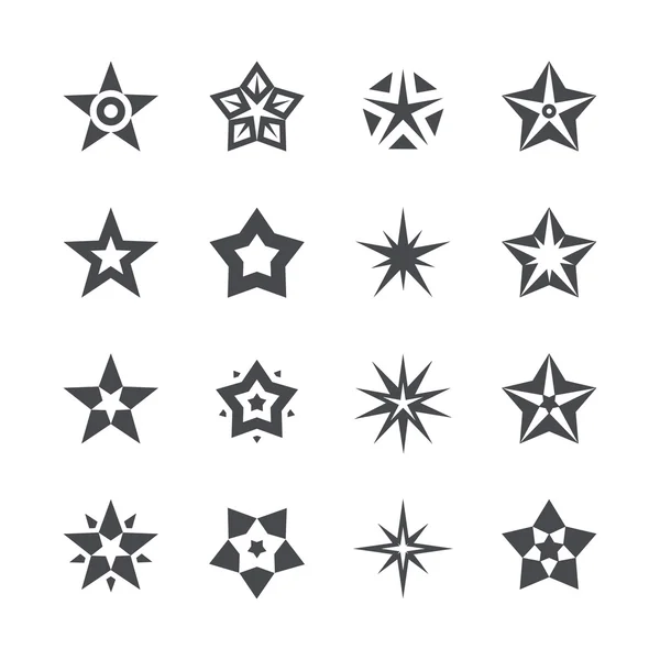 Different stars set — Stock Vector