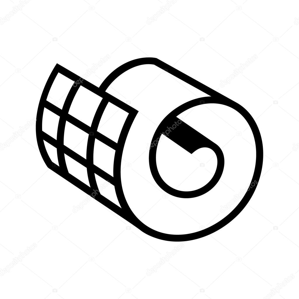 Netting roll icon
