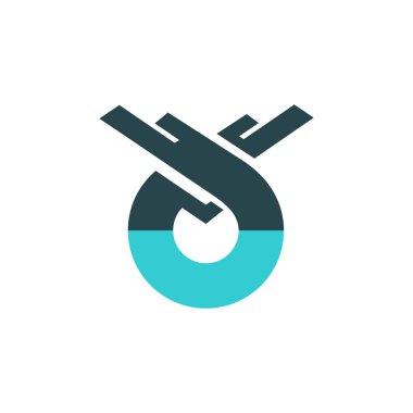 Abstract Metallurgy sign vector