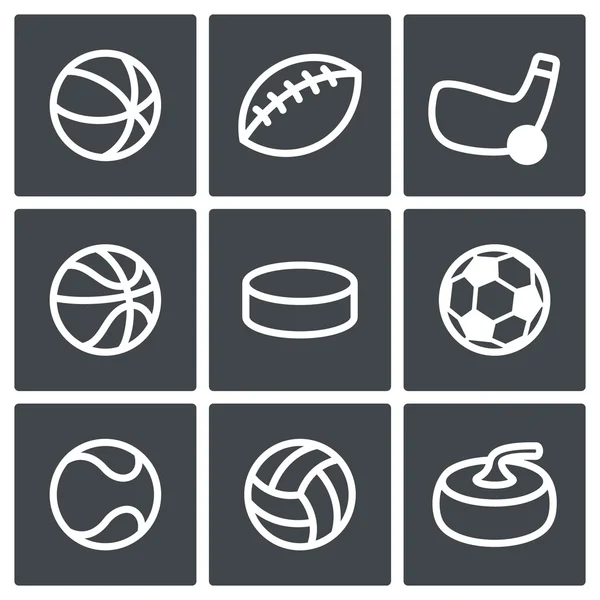 Coleção ícone esportes —  Vetores de Stock