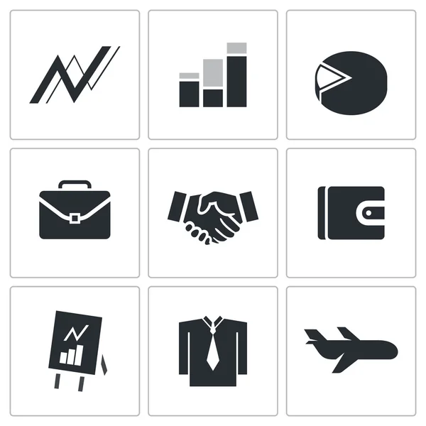 Business icons set — Stock Vector