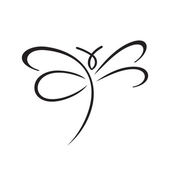 Absztrakt pillangó jele