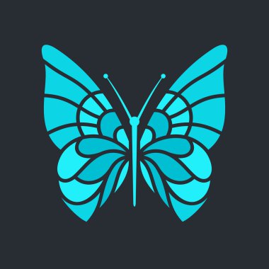 renkli kelebek işareti