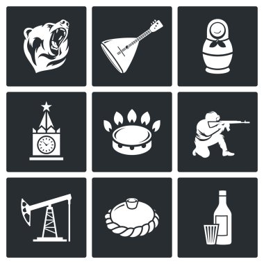 Burası Rusya Icons Set