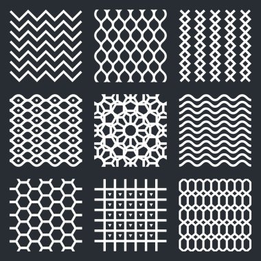 geometrik soyut dokular seti