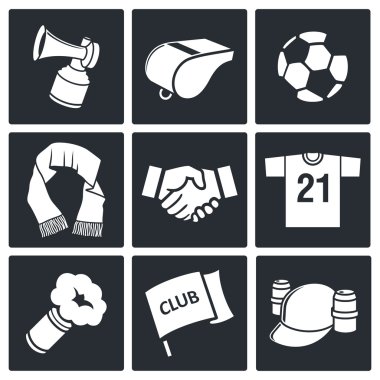 Futbol fan simgeler öznitelikleri