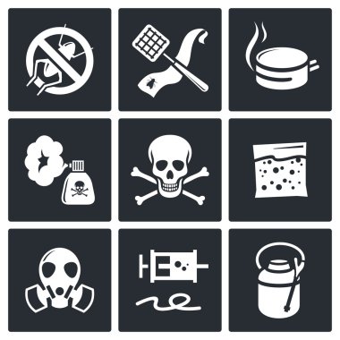 Hiçbir böcek Icons set