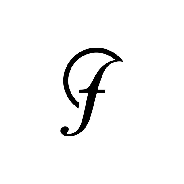 Знак літера F — стоковий вектор