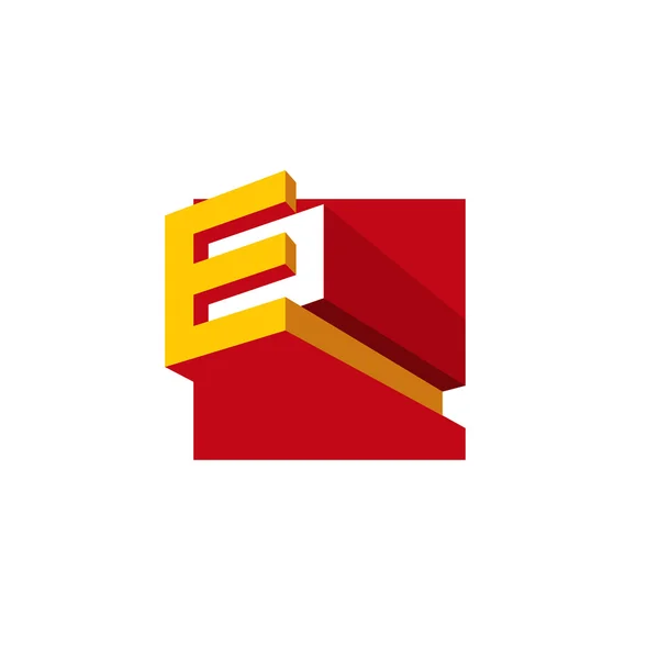 Signer lettre E icône — Image vectorielle