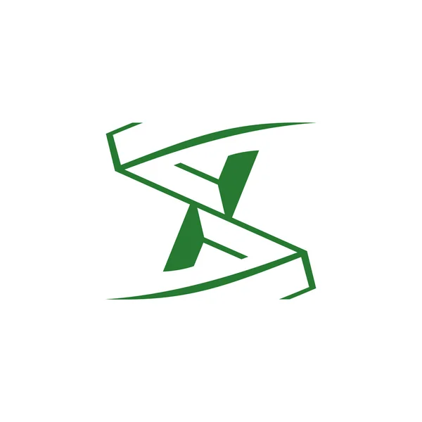 Signe de la lettre S et X — Image vectorielle