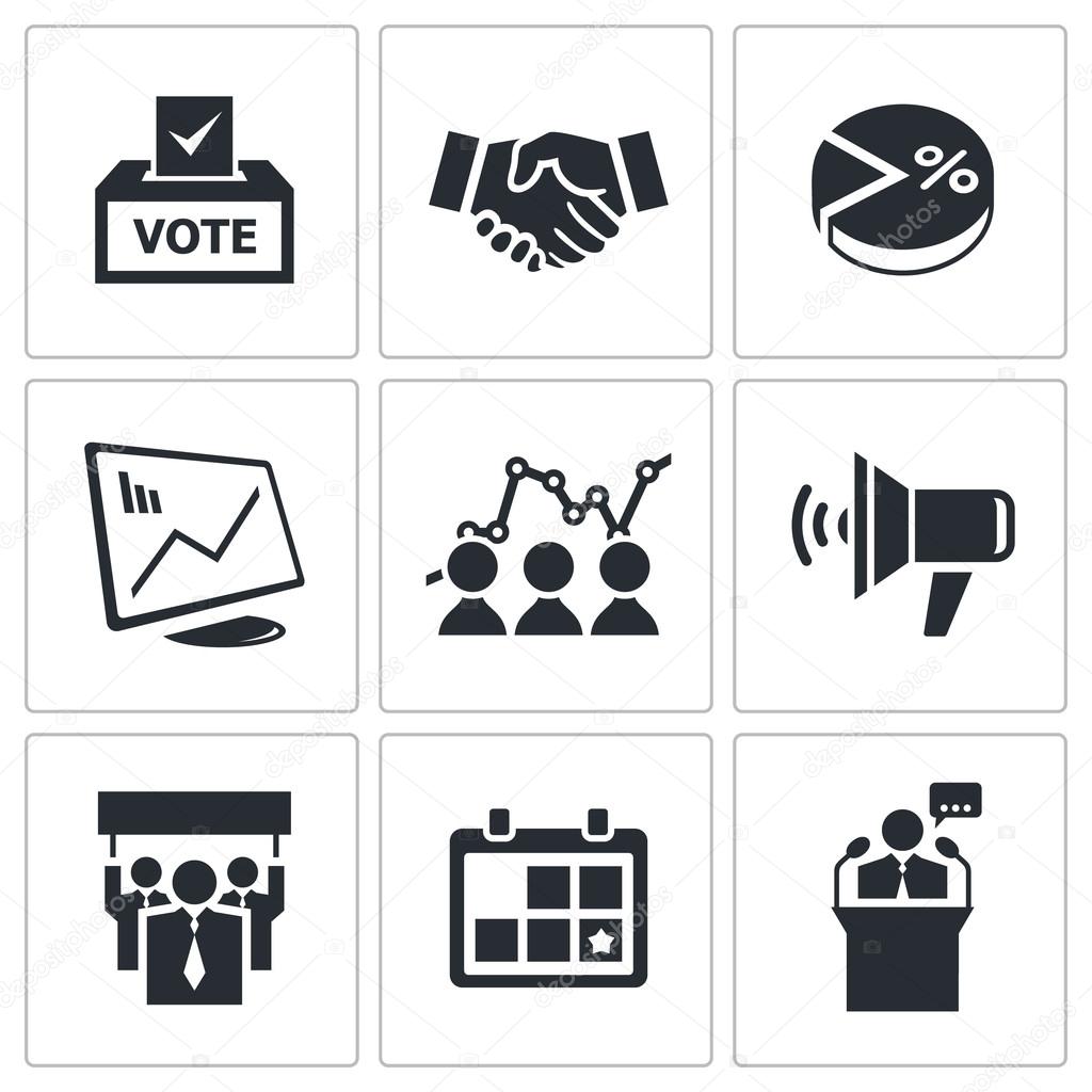 Political Election Icons collection