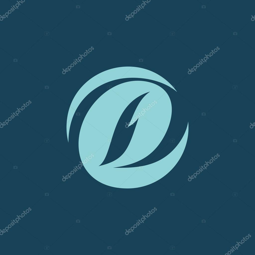 Branding identity corporate logo isolated on dark background