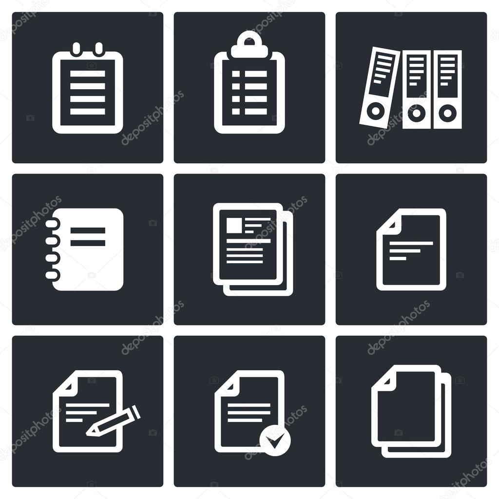 Notepad paper documents  Icons