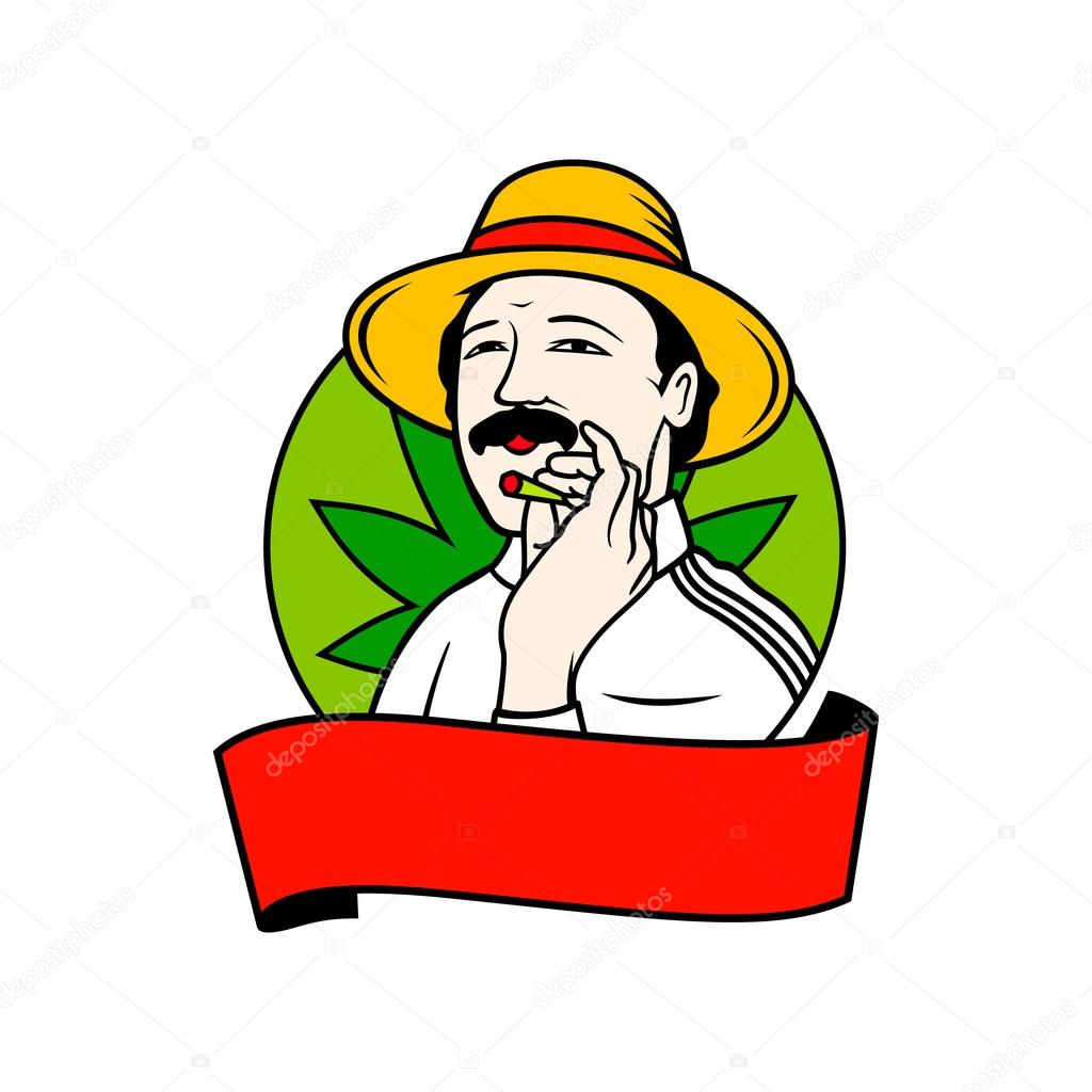 Drug baron icon, logo