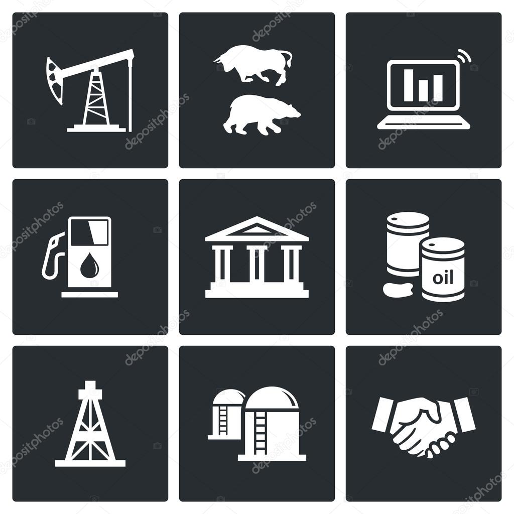 Oil and gas industry  Icons