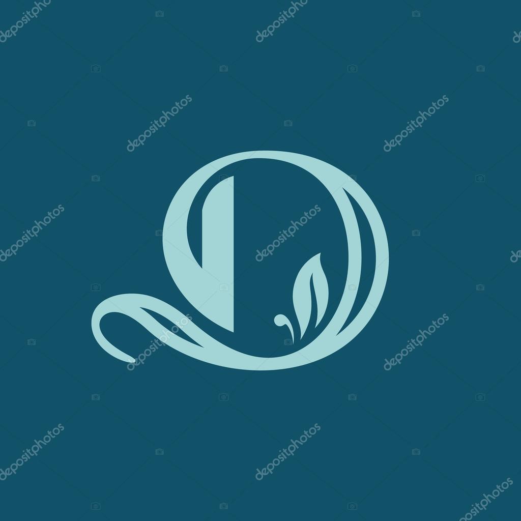 Branding identity corporate logo isolated on blue background