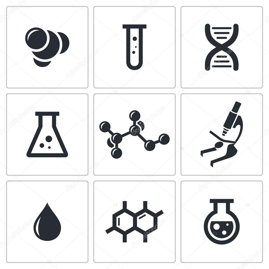 Chemistry icon collection