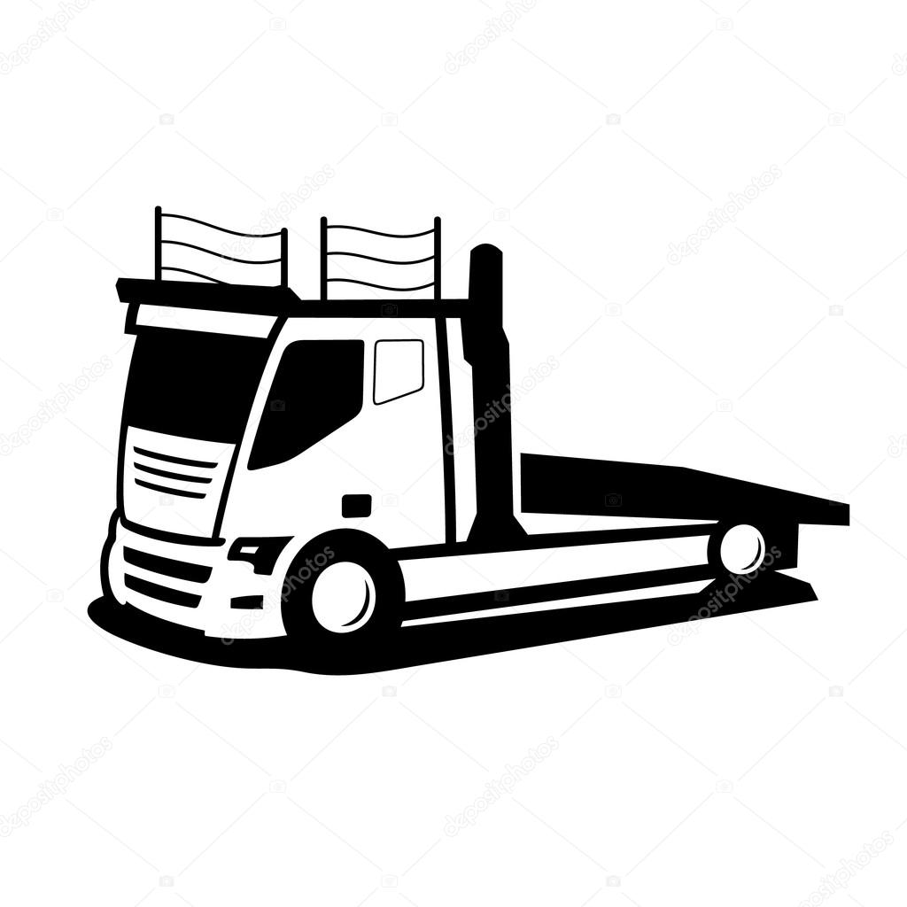 Car service sign isolated on a white background
