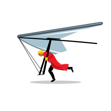 Hang gliding  sign clipart