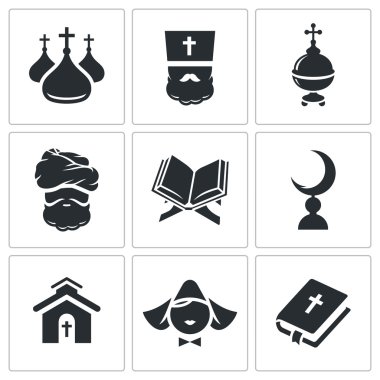 Din İtirafları Icon set